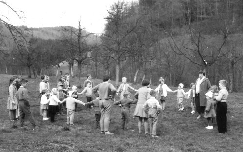 Foto Ostereiersuchen 1961