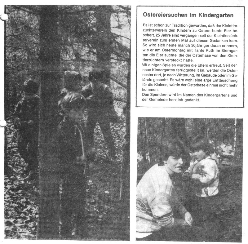 Bericht Ostern 1984