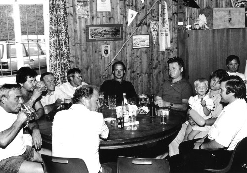 Foto Stammtisch beim Sommerfest 1989