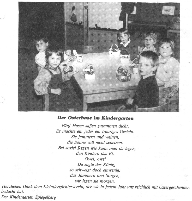 Bericht Ostern 1989