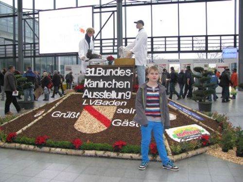 Foto Lukas Seber bei der Bundeskaninchenschau 2013