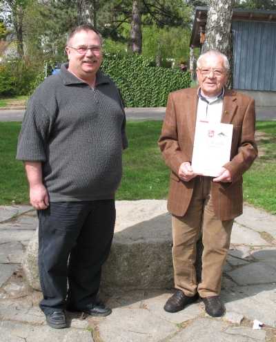 Foto Ehrung von Günter Kersten